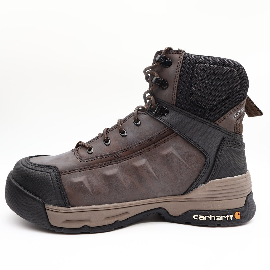 Carhartt 6 Force Soft Toe Work Boots Mens 12 Brown Leather New - take2supply