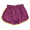 Vintage 80s Dolphin Shorts Baby 9 Months Purple Yellow White Retro Gym New - take2supply