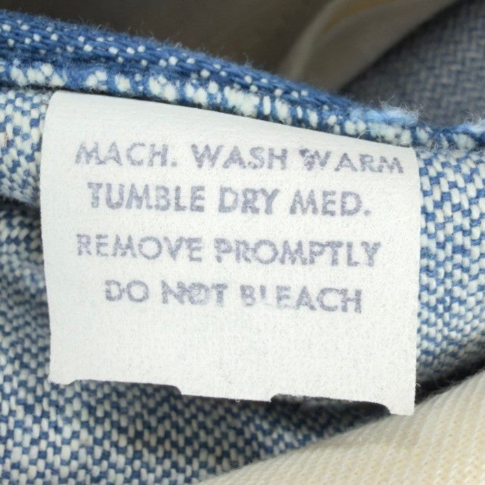 Key Jeans Vintage 70s Denim Pants Dept 27 Blue Cotton Deadstock NEW - take2supply
