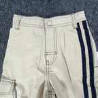 Tommy Hilfiger Y2K Cargo Shorts Boys 6 Khaki Cotton Nylon NWT New - take2supply