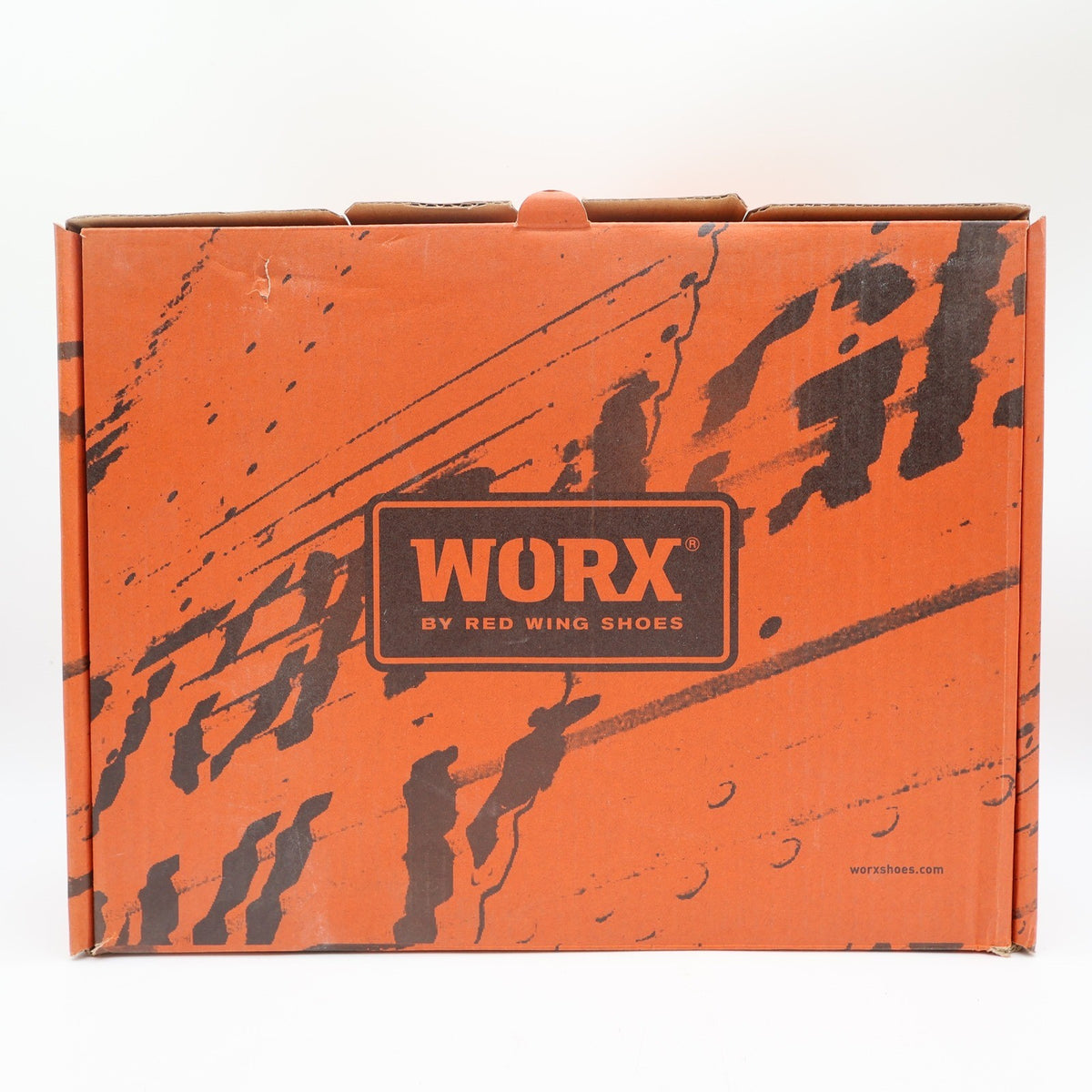 Worx by Red Wing Shoes 5401 Steel Toe Work Boots Mens 13 Black Orange Excellent - take2supply