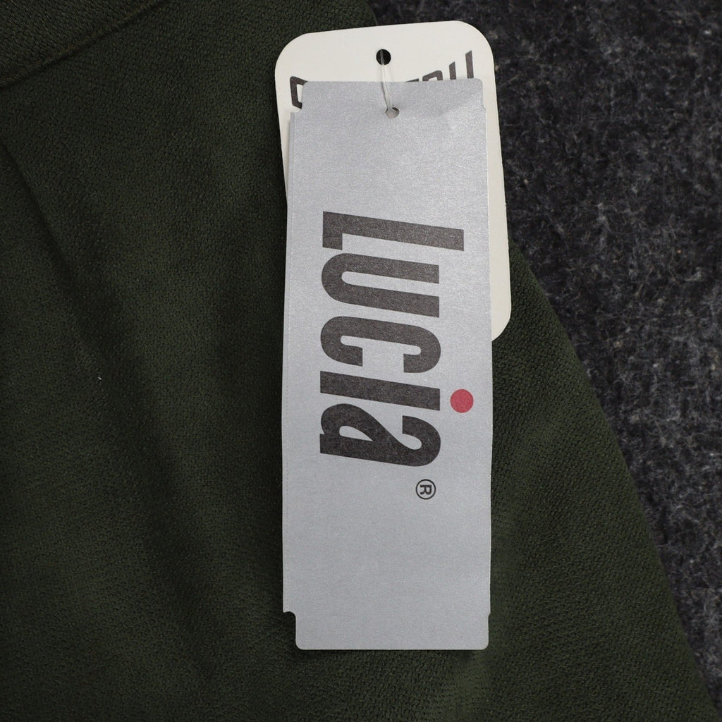 Lucia Trousers Womens Size 8 Y2K Cactus Green Stretch Pleated Straight Leg Pants - take2supply