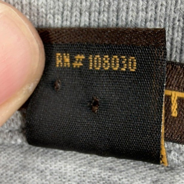 Harriton Long Sleeve Polo Mens XL Gray Cotton Blend M265L New No Tags - take2supply