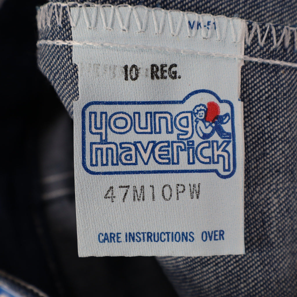Vintage Young Maverick Boys Jeans 10 Regular Blue Straight Leg USA NWT - take2supply