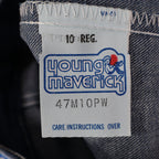 Vintage Young Maverick Boys Jeans 10 Regular Blue Straight Leg USA NWT - take2supply