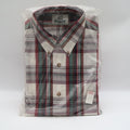 Van Heusen 417 Plaid Button Down Shirt Mens Medium Vintage 90s Deadstock Red - take2supply