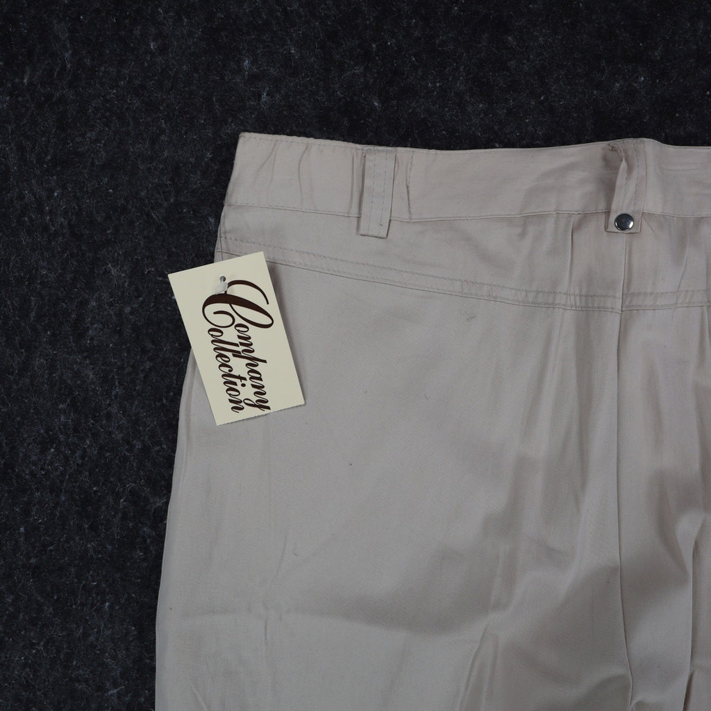 Company Collection Cargo Pants Womens 12 Beige Cotton Stretch Straight Leg NWT - take2supply