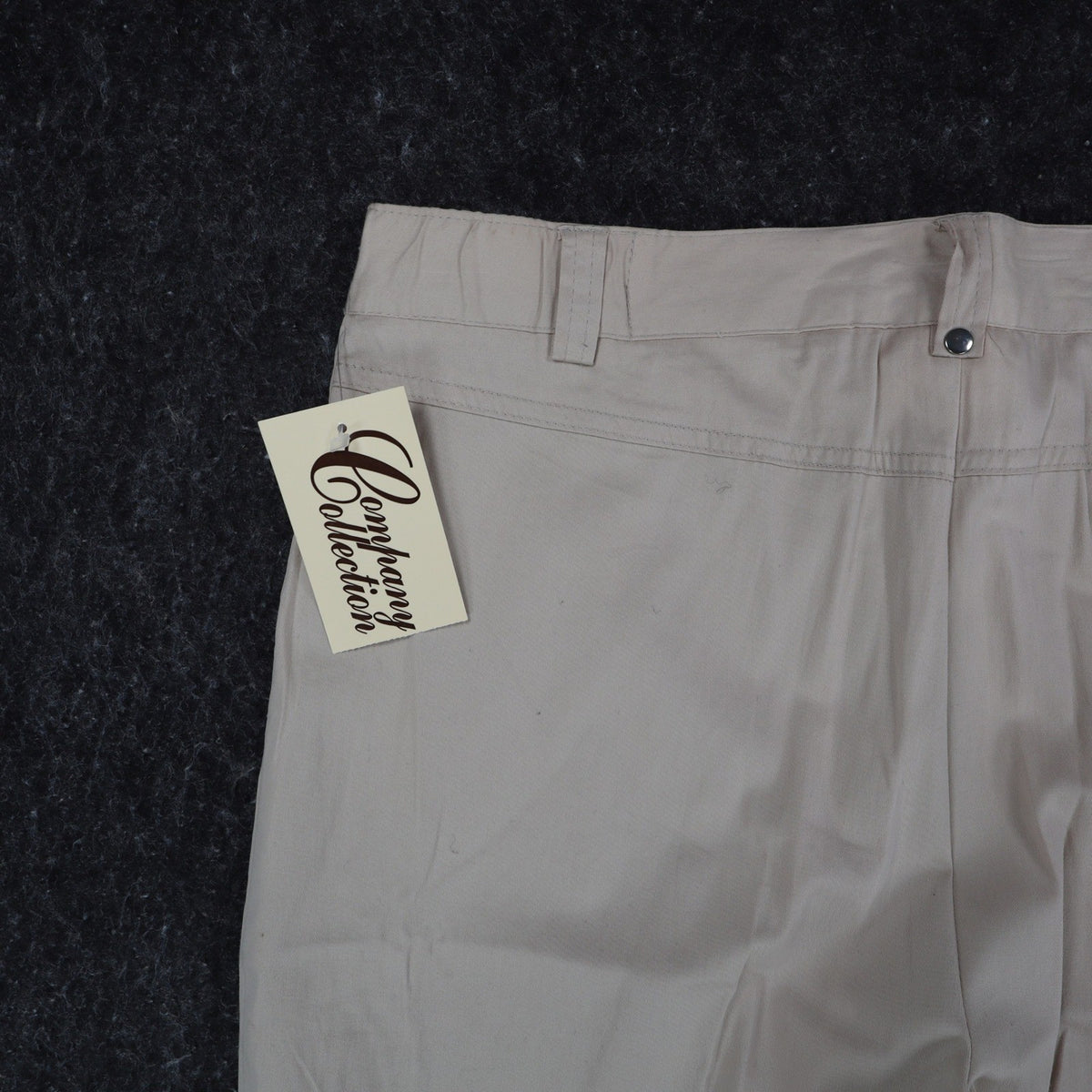 Company Collection Cargo Pants Womens 12 Beige Cotton Stretch Straight Leg NWT - take2supply