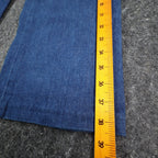 Young Maverick Automaticks Jeans Girls 12 Slim Blue Red Flare USA Deadstock NWT - take2supply