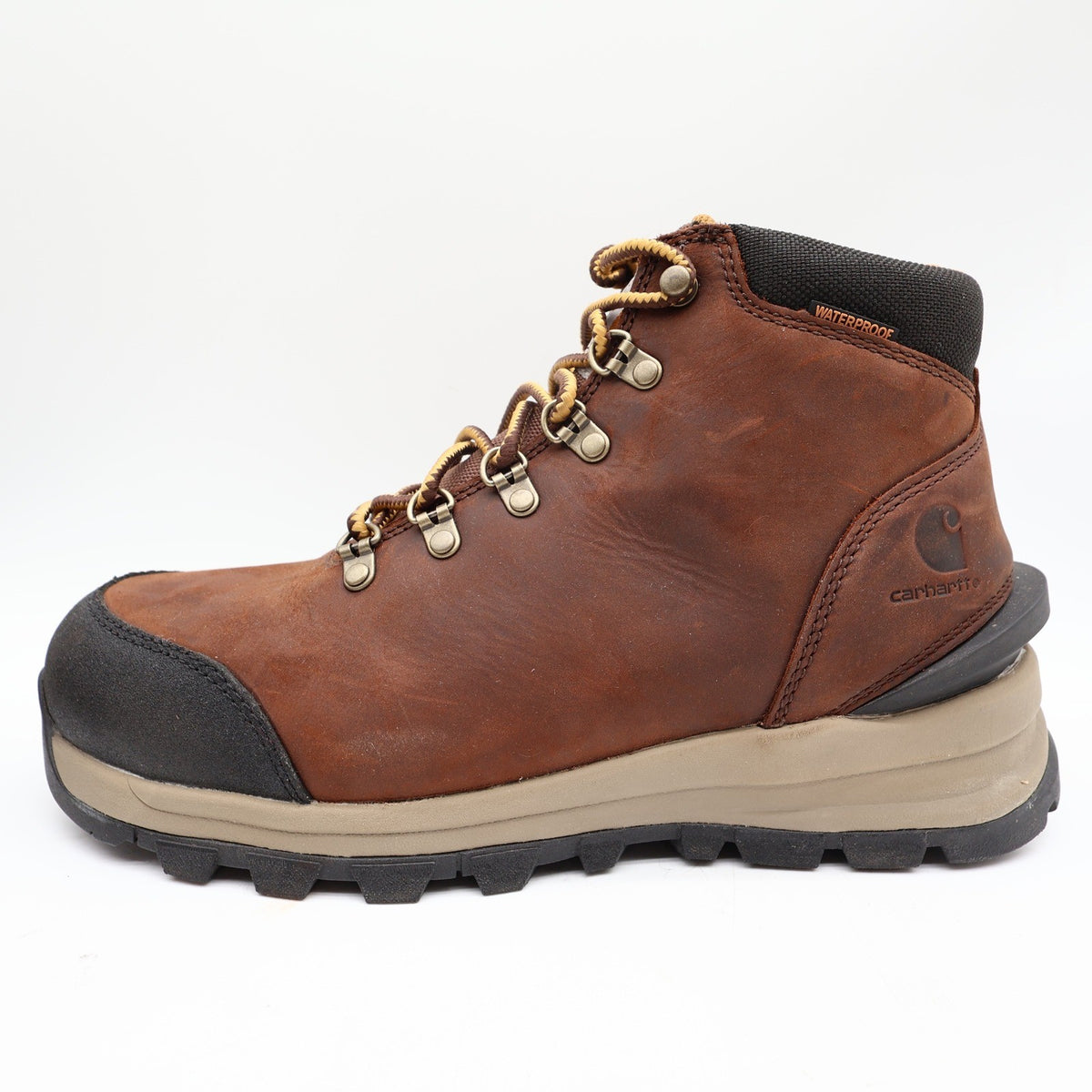 Carhartt Gilmore Waterproof Alloy Toe Work Hiker Mens 9M Brown Leather FH5550-M - take2supply