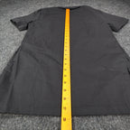 Made in California by George Smock Top Womens 32 Vintage Black Snap Front Shirt - take2supply