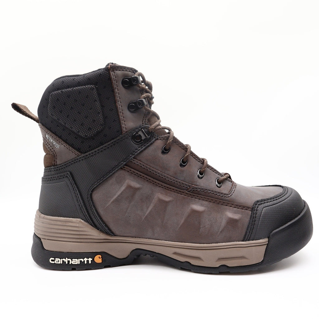 Carhartt 6 Force Soft Toe Work Boots Mens 12 Brown Leather New - take2supply