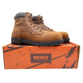 Worx by Red Wing Steel Toe Work Boots Mens 12 Brown Leather Waterproof NEW 5606 - take2supply