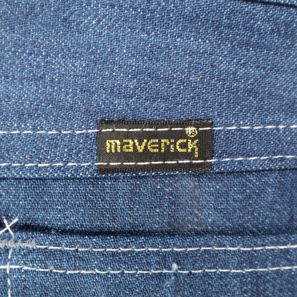 Vintage Maverick Girls Jeans 8 Slim Blue Straight Leg Denim NOS - take2supply