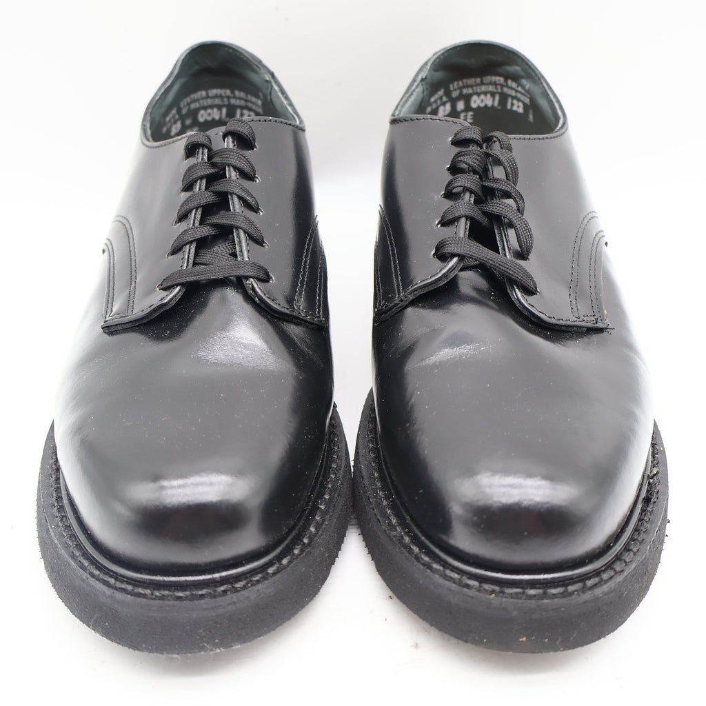 Carolina Uniform Service Oxford Mens 8.5 EE Wide Black Leather Shoes USA Made 32 - take2supply