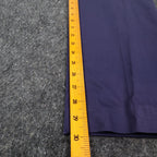 Southern Lady Pants Womens 6 Navy Cotton Stretch Straight Leg Side Zip NWT 570J - take2supply
