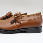 Young Explorers Lyons Monk Strap Shoes Boys 12.5 Vintage Deadstock Brown Leather - take2supply