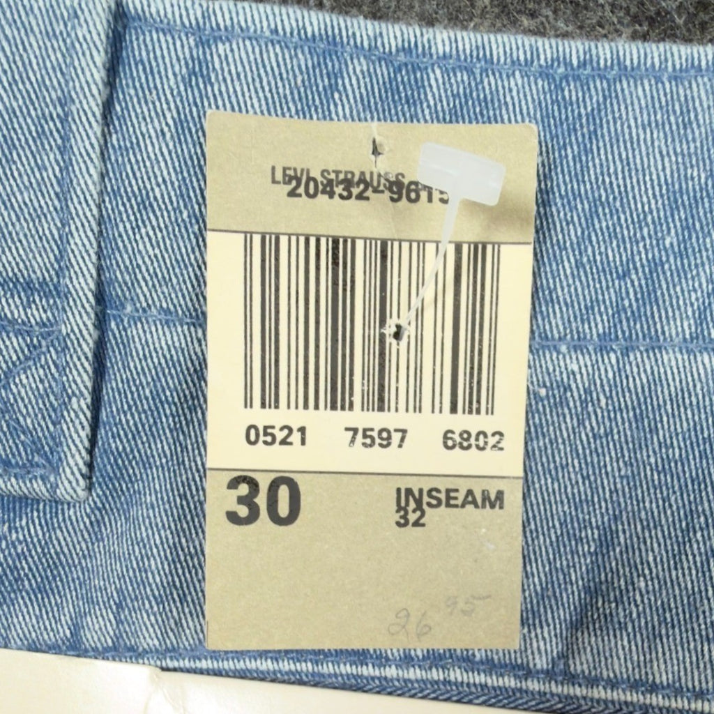 Dockers Vintage 90s Pleated Denim Pants Mens 30x32 Light Wash NWT Made in USA - take2supply