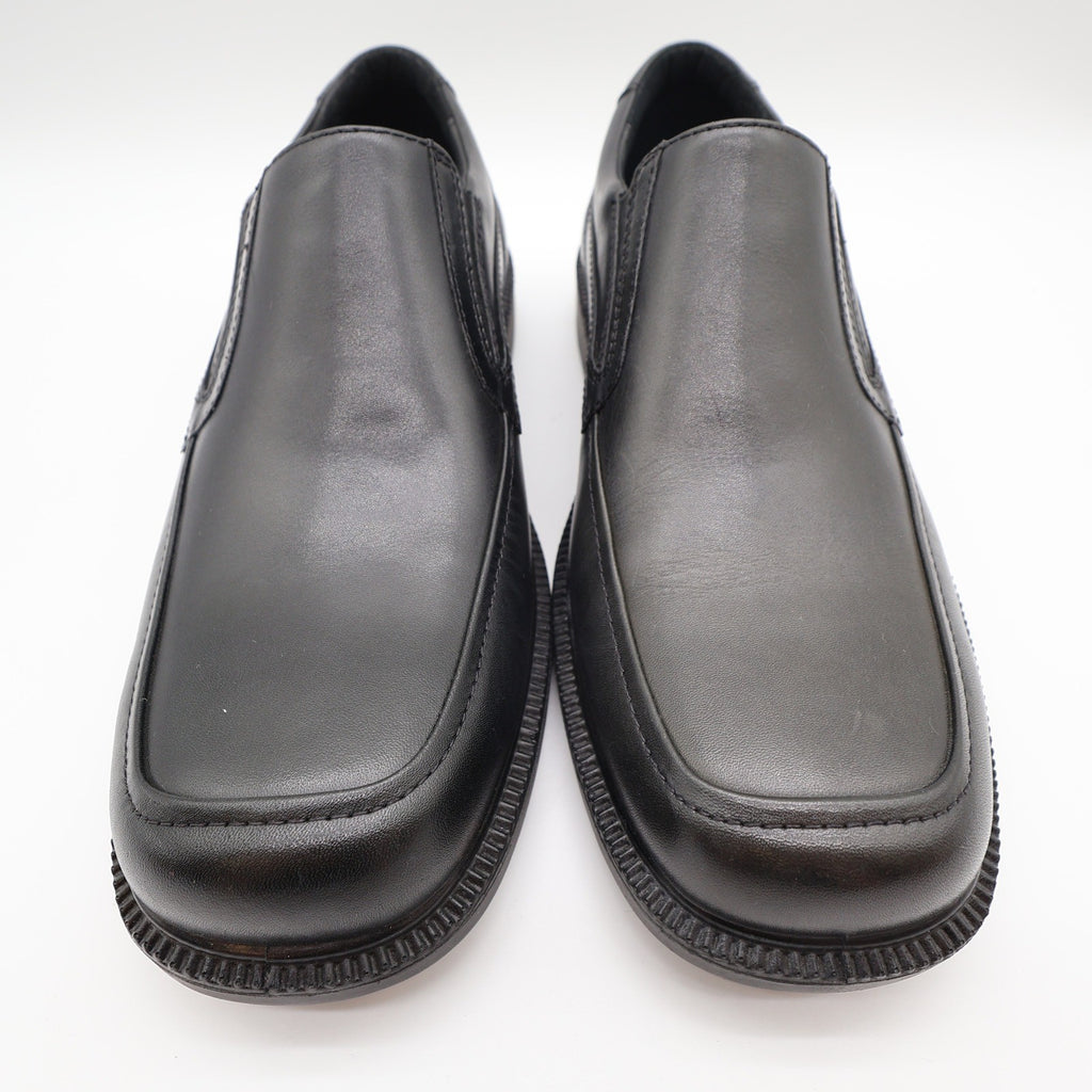 Hush Puppies Leverage Men's 10 Black Leather Waterproof Loafer NIB - take2supply