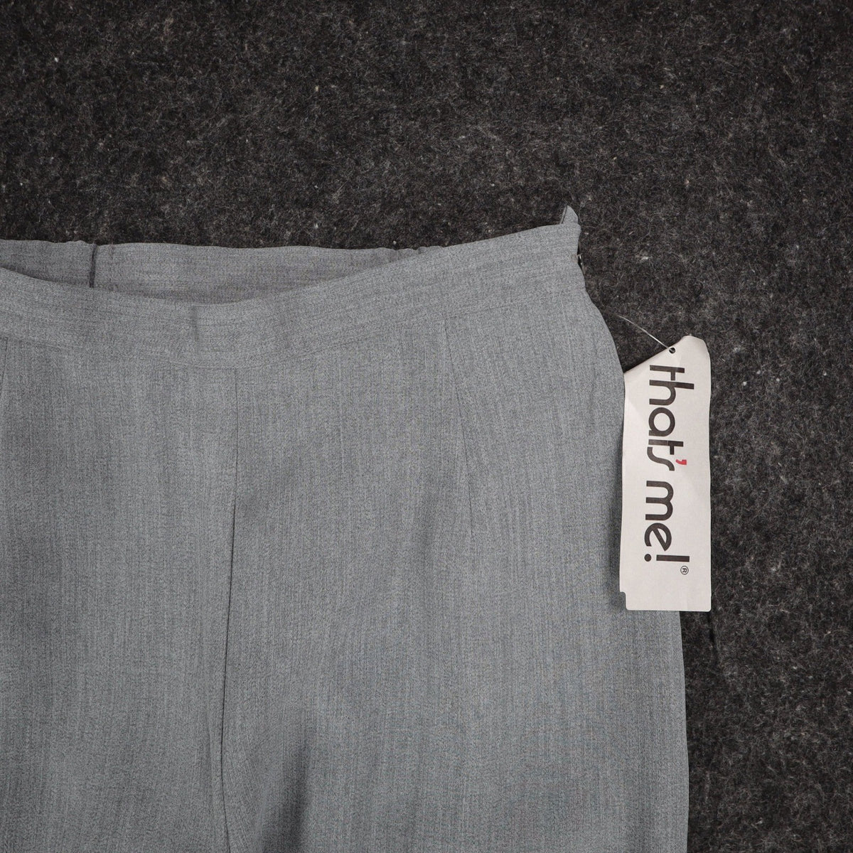 That's Me! Dress Pants Womens 8 Vintage 90s Steel Gray High Rise Straight Leg - take2supply