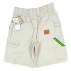John Deere Carpenter Shorts Boys 5 Stone Cotton Canvas NWT Deadstock - take2supply