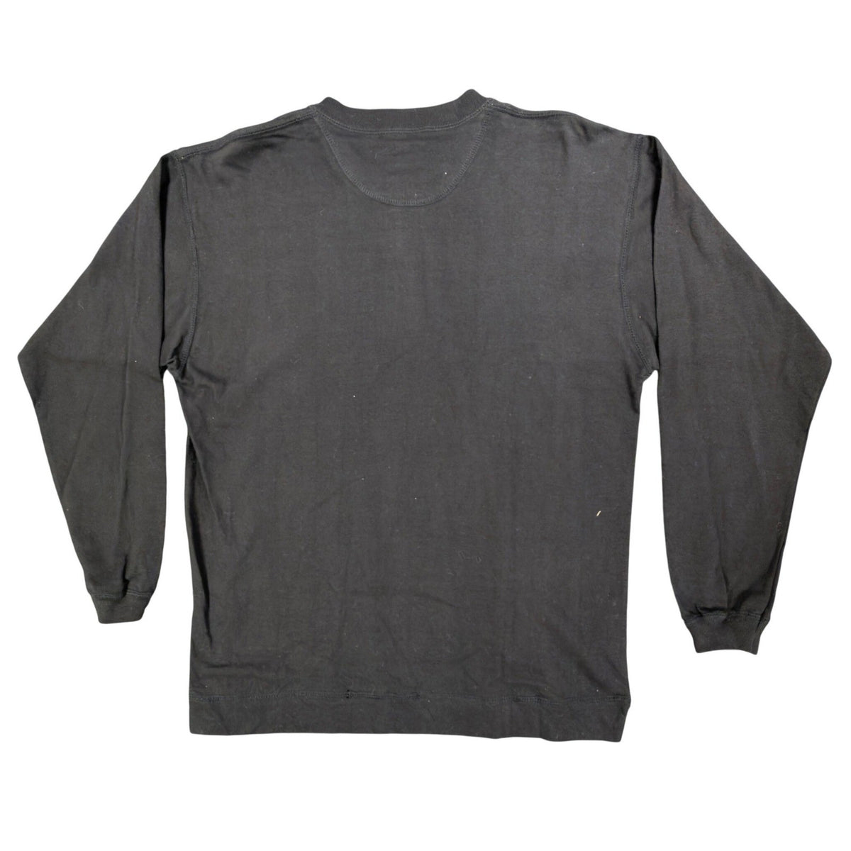 Ferruche Henley Shirt Mens M Black 100% Cotton Long Sleeve Casual New - take2supply