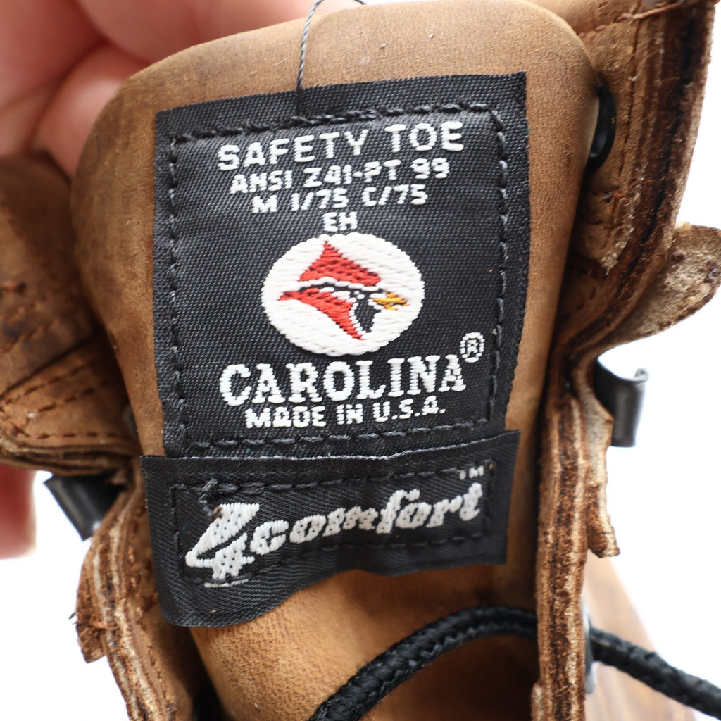Carolina Steel Toe Work Boots Mens 11.5 D Brown Leather USA Made New NWT 139 - take2supply