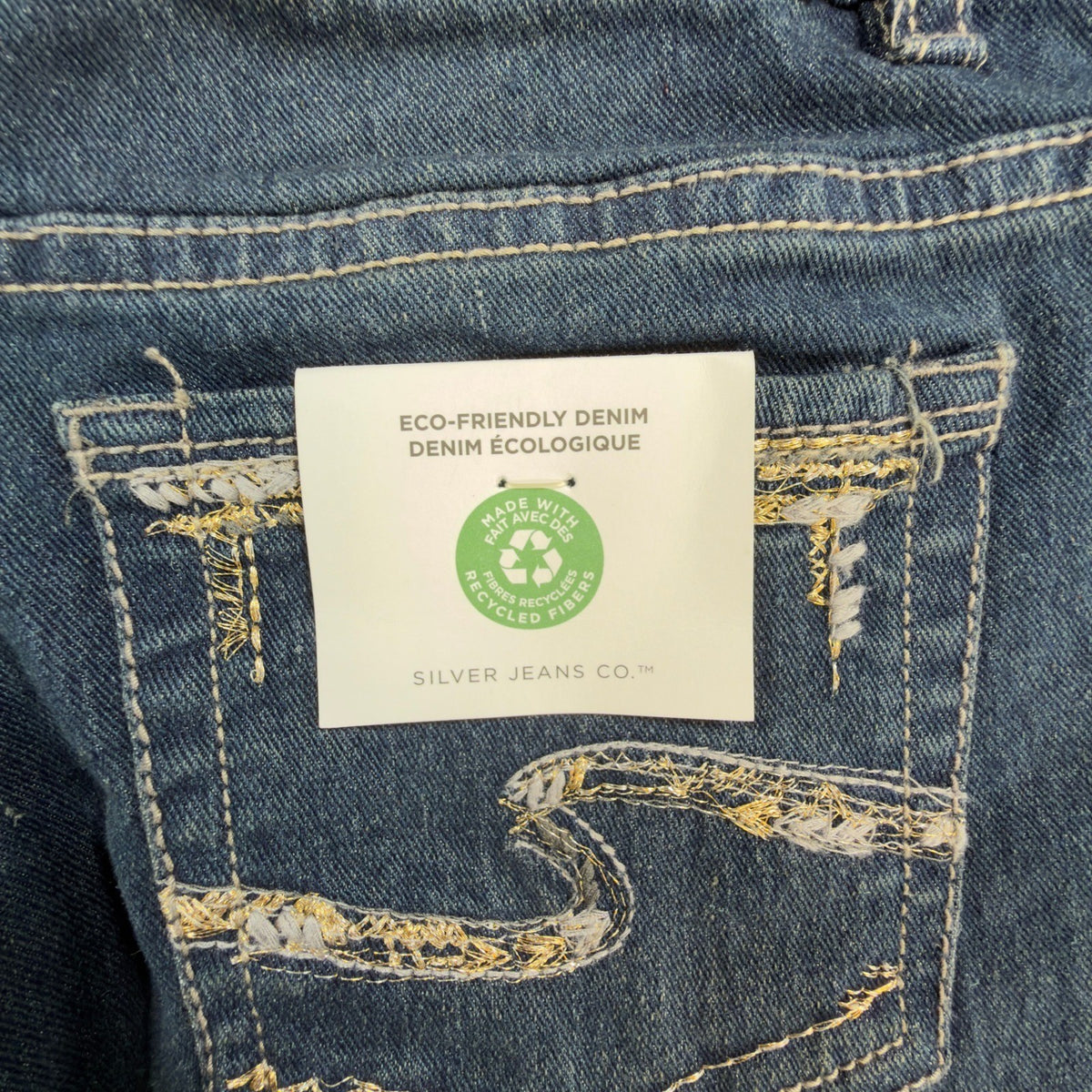 Silver Jeans Co Suki Skinny Jeans Girls 8 Blue Eco Denim Slim Fit NWT - take2supply