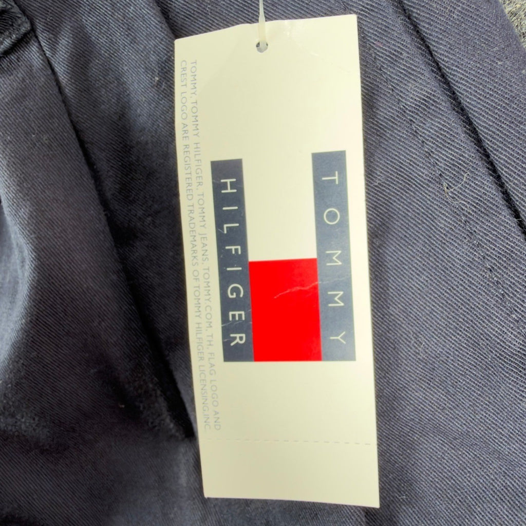 Tommy Hilfiger Y2K Chino Pants Boys 5 Navy Blue Cotton NWT Deadstock - take2supply