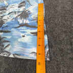 Beyond Paradise Hawaiian Shirt Mens XL Blue Tropical Palm Tree Cotton Blend NWT - take2supply