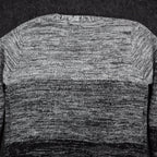 VioletRuby Cardigan Womens Medium Black Grey Ombre Open Front Longline Duster - take2supply