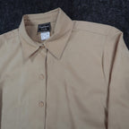 Southern Lady Shirt Womens Small Desert Dust Tan Long Sleeve Button Down 368H - take2supply