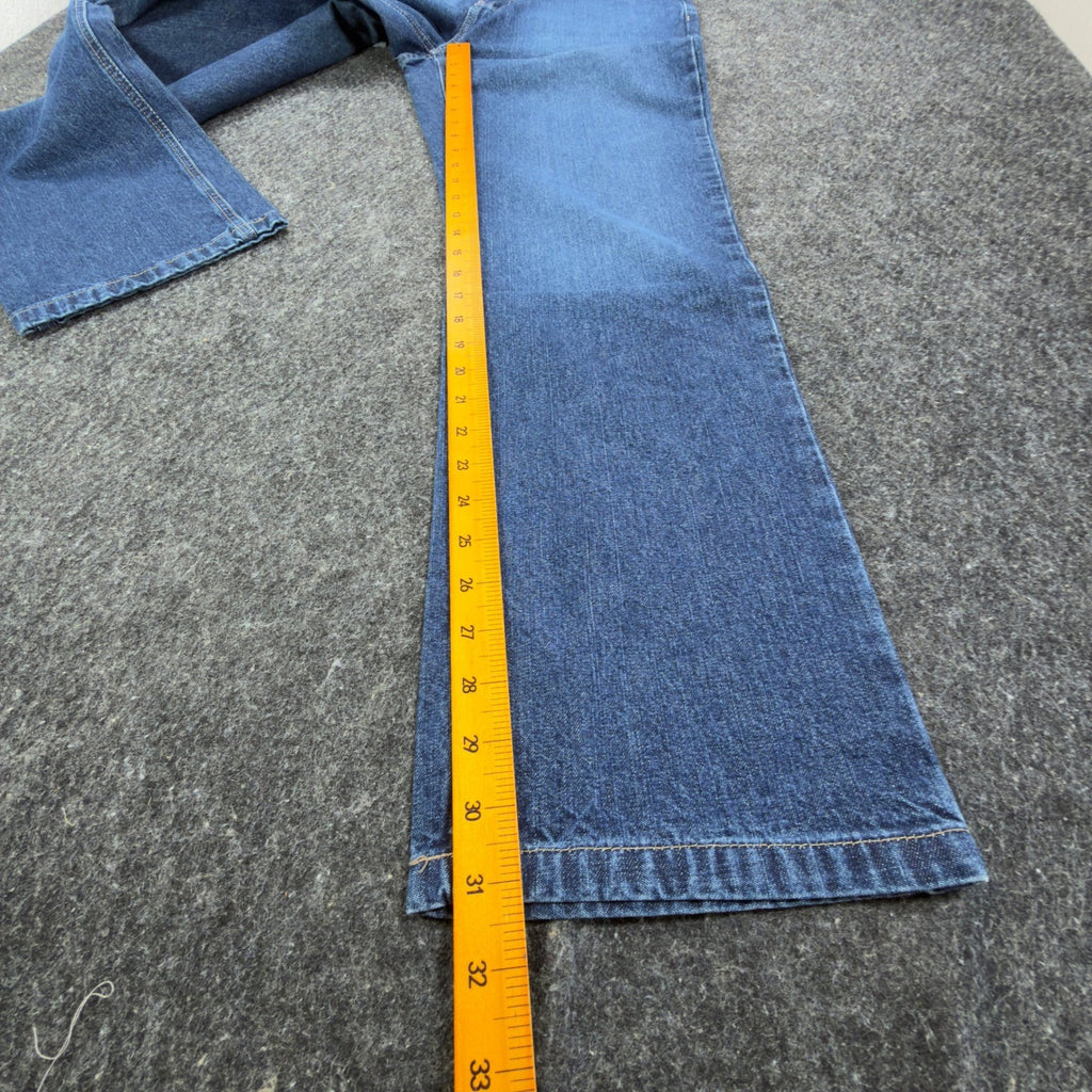 Tommy Hilfiger Y2K Classic Tapered Jeans Womens 8R Blue Cotton NWT Deadstock - take2supply