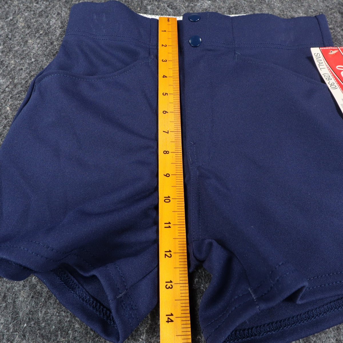 Rawlings Shorts Mens Small 28-30 Vintage 80s Navy Blue Polyester Baseball Coach - take2supply