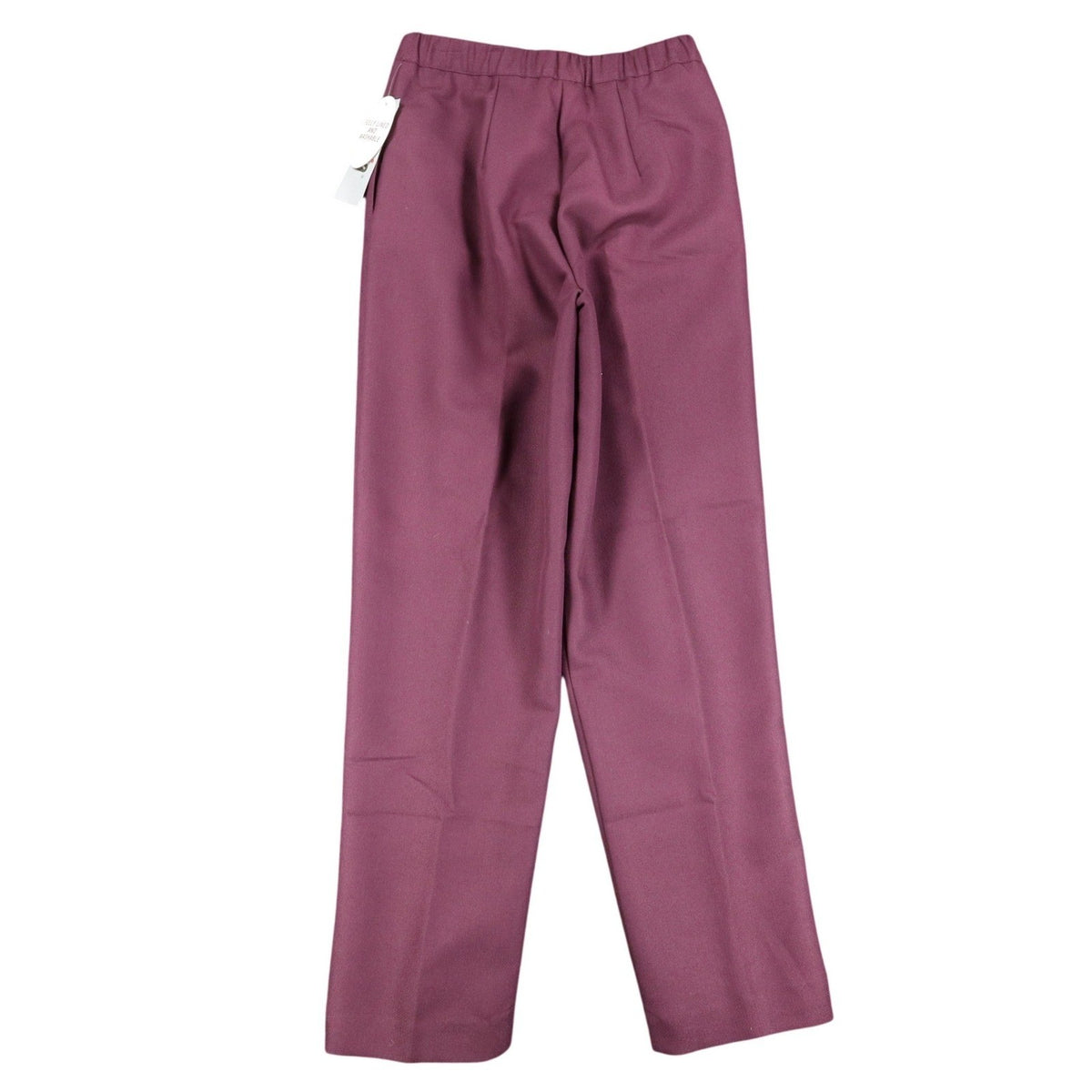Lucia Dress Pants Womens 10 Burgundy Falling Leaves Crepe Lined High Rise New - take2supply