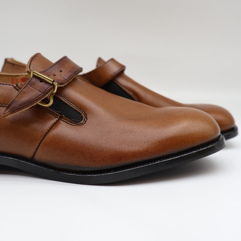 Young Explorers by Lyons Boys 13.5 Vintage Deadstock Leather Monk Strap Loafers - take2supply