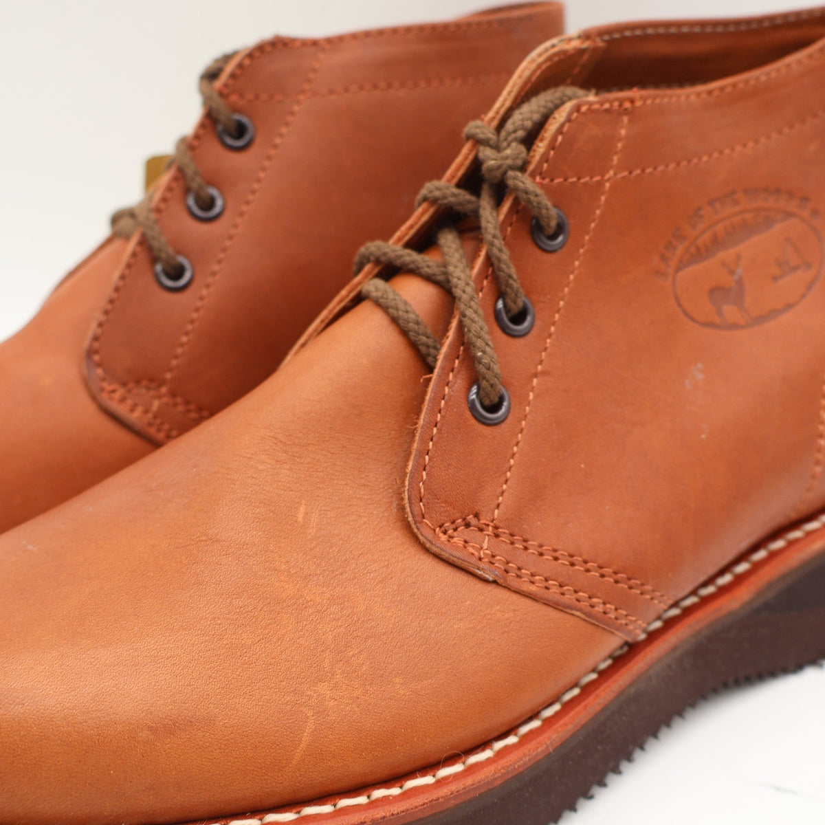 Lake of the Woods Chukka Boots Mens 8 EE Vintage Brown Leather 2429 New With Box - take2supply