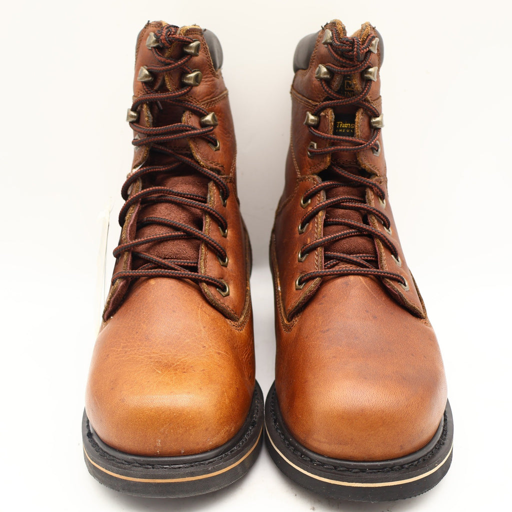 McRae Industrial Work Boots Mens 9W Brown Leather EH Rated Lace Up MR88122 NEW - take2supply