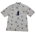 Winner Mate Golf Polo Shirt Mens Size Medium Vintage Sahara Cotton Rayon Print - take2supply