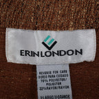 Erin London Pants Womens XL Camel Brown Pleated Straight Leg NWT NOS - take2supply