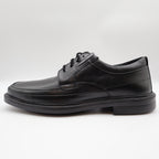 Hush Puppies Prinze Hopper Men's Black Leather Derby Oxford Dress Shoes - take2supply
