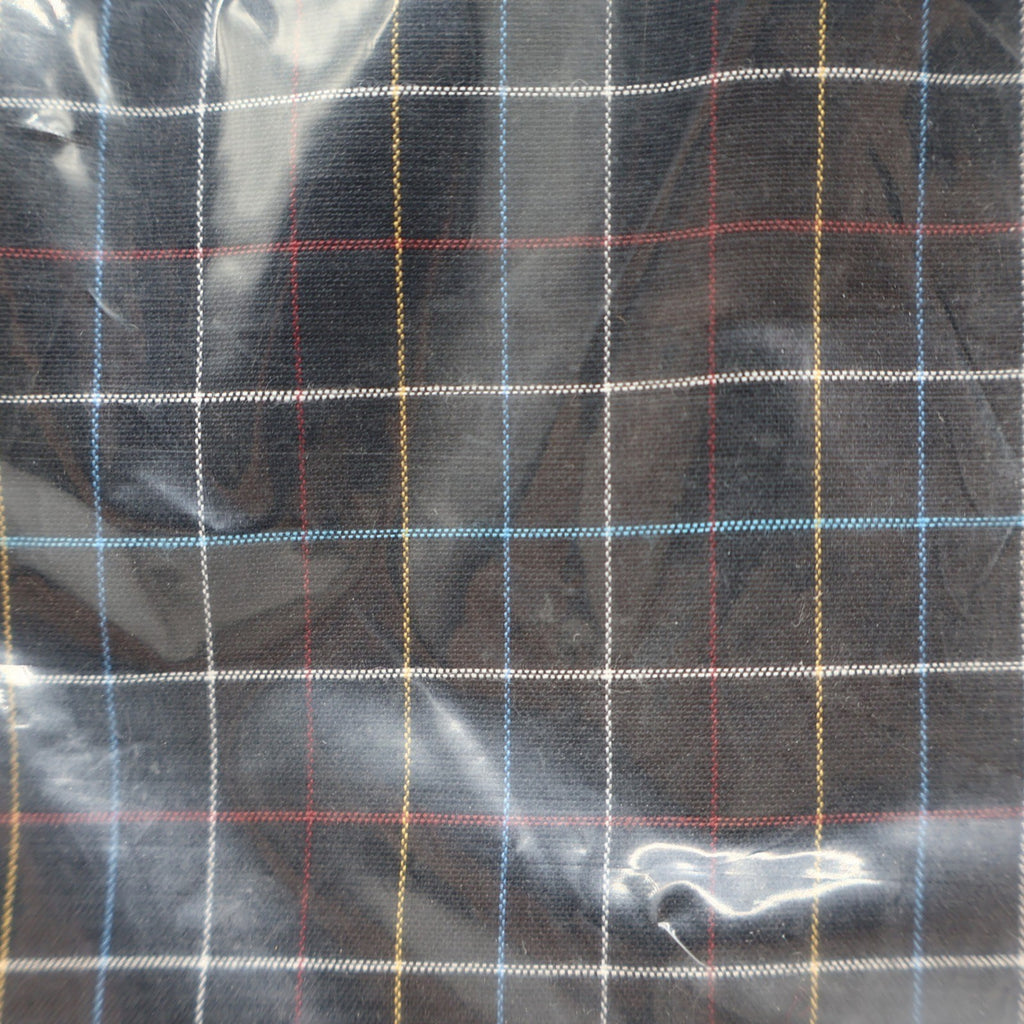 Foxfire Button Down Shirt Mens XL Navy Blue Grid Check Cotton Blend NWT - take2supply