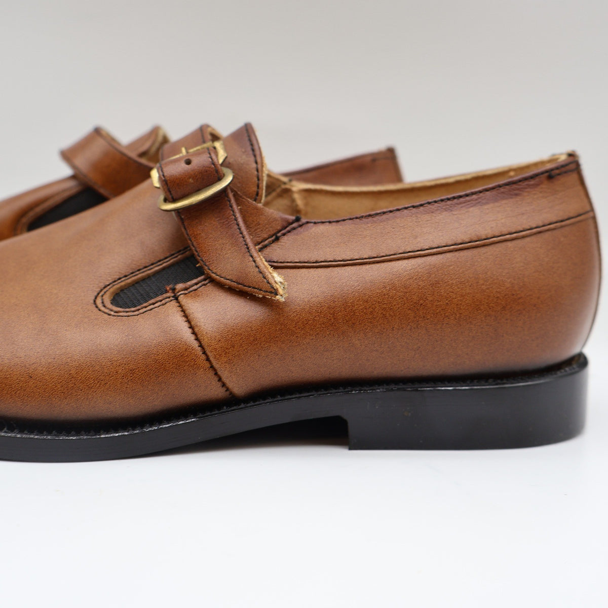 Young Explorers by Lyons Boys 13.5 Vintage Deadstock Leather Monk Strap Loafers - take2supply