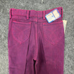 Young Maverick Jeans Girls 12 Reg Vintage 80s Pink Denim Straight Leg NWT USA - take2supply