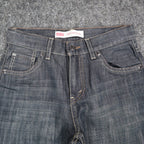 Levi's 505 Regular Jeans Boys Size 12 Reg W26 L27 Dark Wash Indigo Denim - take2supply