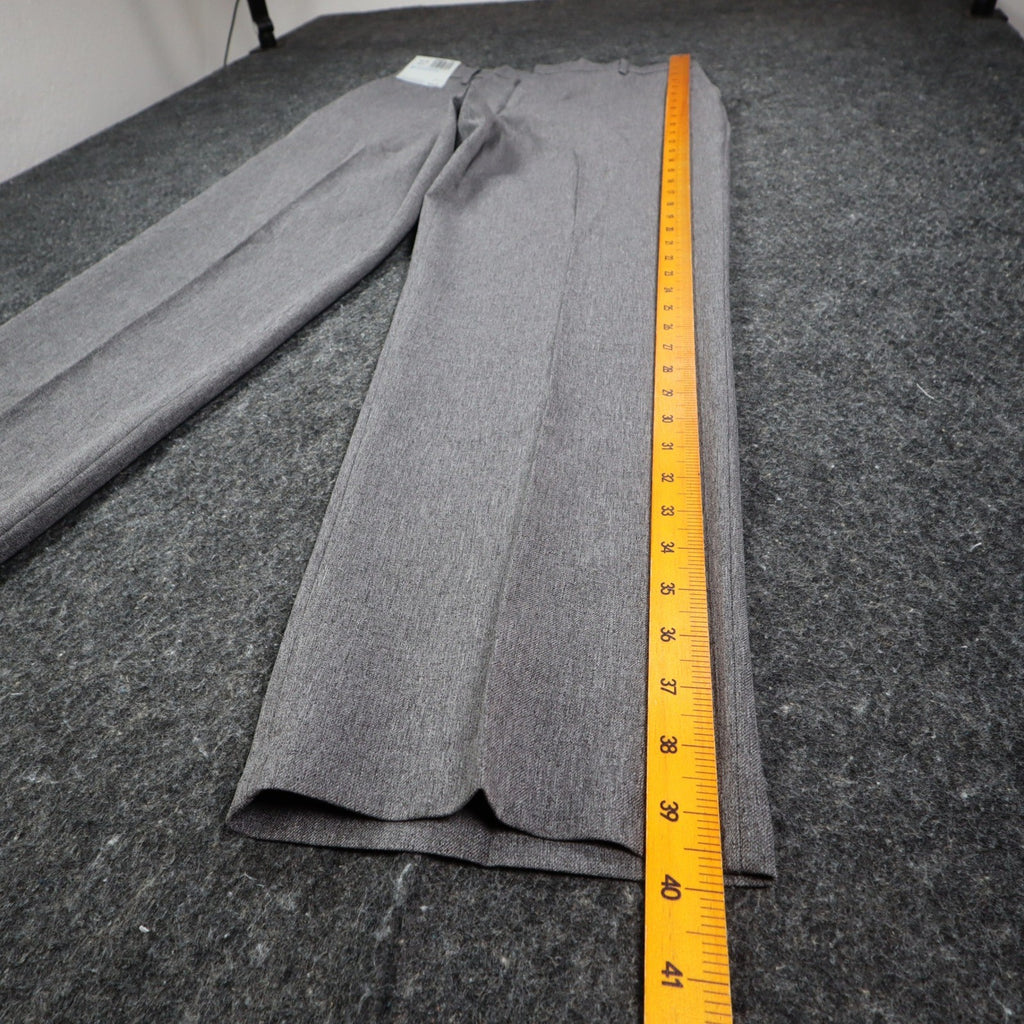 Levi Strauss Action Slacks Mens 33x30 Vintage 2000s Grey Flat Front Dress Pants - take2supply