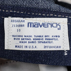 Maverick Straight Leg Jeans Boys 10 Regular Vintage 70s Deadstock Cotton USA - take2supply