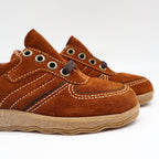 Walker Shoes Oxford Kids 11.5D Vintage Brown Suede Crepe Sole Deadstock 2646 - take2supply
