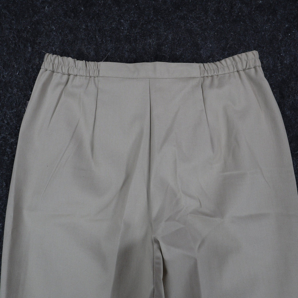Vara Pants Womens 10 Vintage Tan Polyester Elastic Back Made in USA NWT 5667 - take2supply