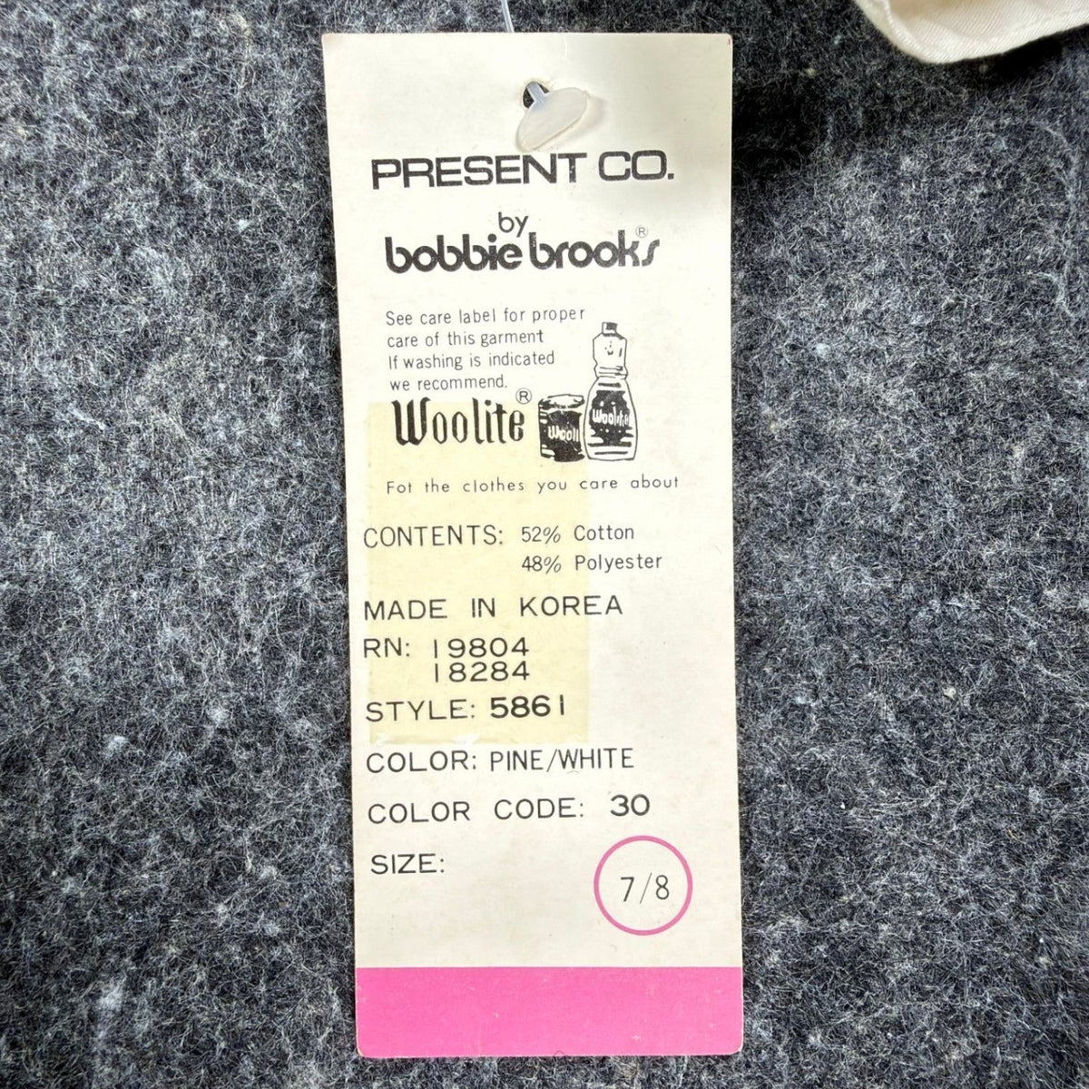 Bobbie Brooks Vintage 80s Striped Shirt Women 7/8 Red White NWT Deadstock - take2supply